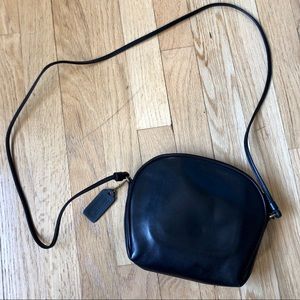 SOLD AUTHENTIC Vintage Coach Black Crossbody Bag